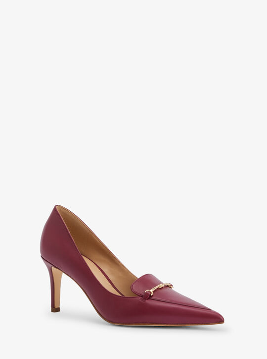 michael kors lena leather pump
