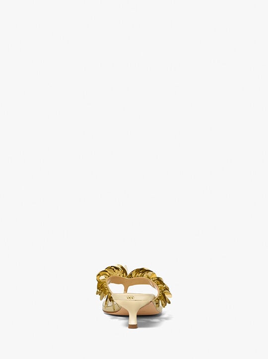 Loretta Sequin Embellished Metallic Sandal michael kors loretta sequin embellished metallic sandal