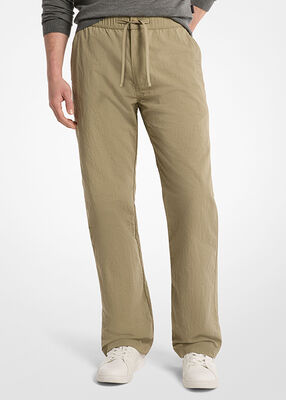 michael kors crinkled nylon pants