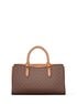 Arden Medium Signature Logo Top-Zip Satchel michael kors arden medium signature logo top zip satchel