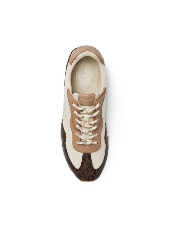 Essex Mixed-Media Trainer michael kors essex mixed media trainer