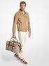 Henry Empire Logo Jacquard Duffel Bag michael kors henry empire logo jacquard duffel bag