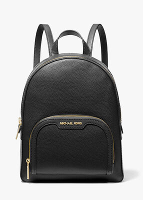 michael kors jaycee medium pebbled leather backpack