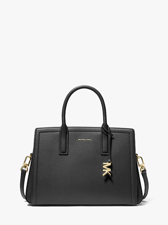 michael kors laila medium leather satchel