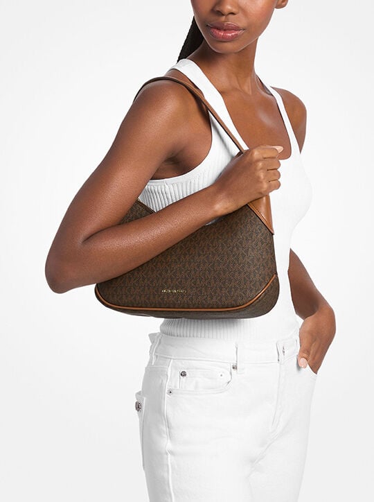 Jet Set Medium Signature Logo Convertible Crossbody Bag michael kors jet set medium signature logo convertible crossbody bag