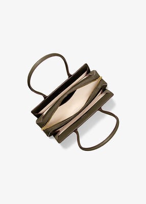michael kors laila small suede shoulder bag