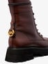 Caleb Burnished Leather Combat Boot michael kors caleb burnished leather combat boot