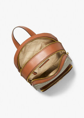 michael kors jaycee medium logo backpack