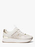 Raina Signature Logo Platform Trainer michael kors raina signature logo platform trainer