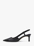 michael kors alora leather slingback pump