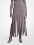 Merino Wool Blend Streamer Skirt