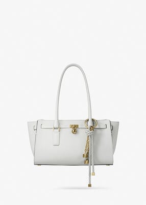 michael kors hamilton moderne small leather satchel