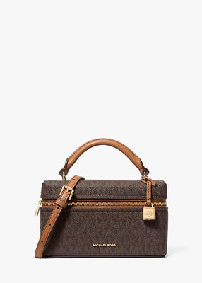 michael kors jana extra small signature logo convertible crossbody bag