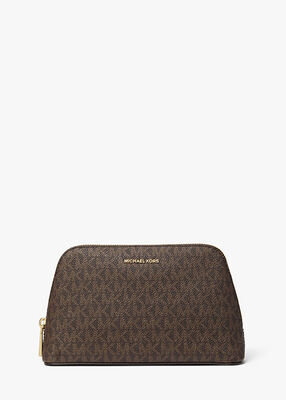 michael kors jet set medium signature logo travel kit