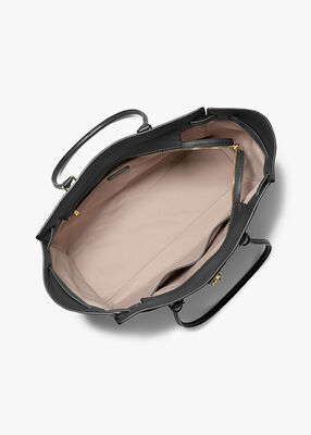 michael kors hamilton moderne large leather tote bag