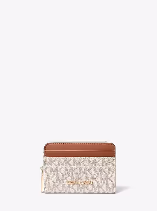 حافظة بطاقات جيت سيت صغيرة بسحاب michael kors حافظة بطاقات جيت سيت صغيرة بسحاب