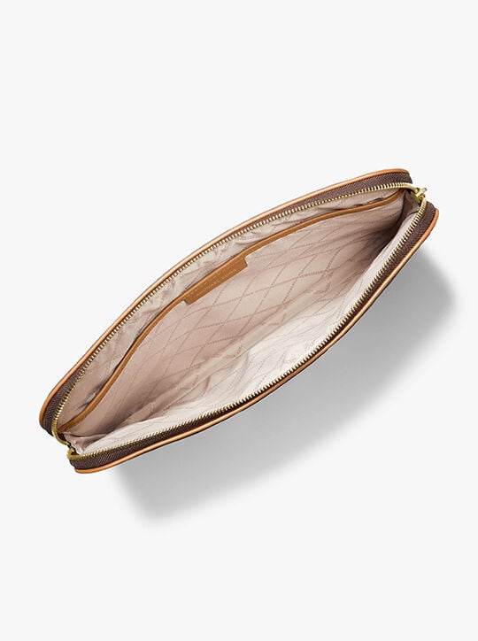 Jet Set Logo Stripe 13 Inch Laptop Case michael kors jet set logo stripe 13 inch laptop case