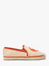 michael kors hastings two tone cotton blend canvas espadrille