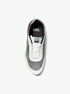 michael kors trevor mixed media trainer