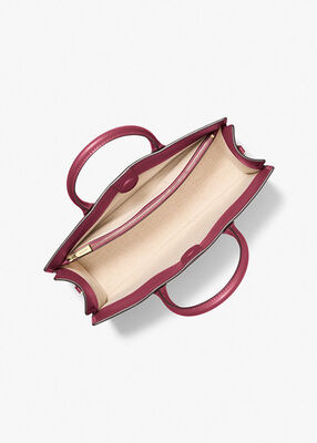 michael kors حقيبة سكارليت الجلدية متوسطة الحجم