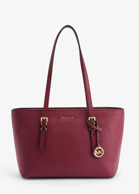 michael kors quinn medium pebbled leather tote bag