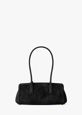 michael kors laila small suede shoulder bag