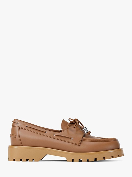 michael kors kenny leather loafer