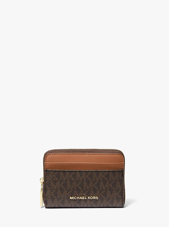 حافظة بطاقات جيت سيت صغيرة بسحاب michael kors حافظة بطاقات جيت سيت صغيرة بسحاب
