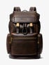 Hudson Burnished Leather Backpack michael kors hudson burnished leather backpack