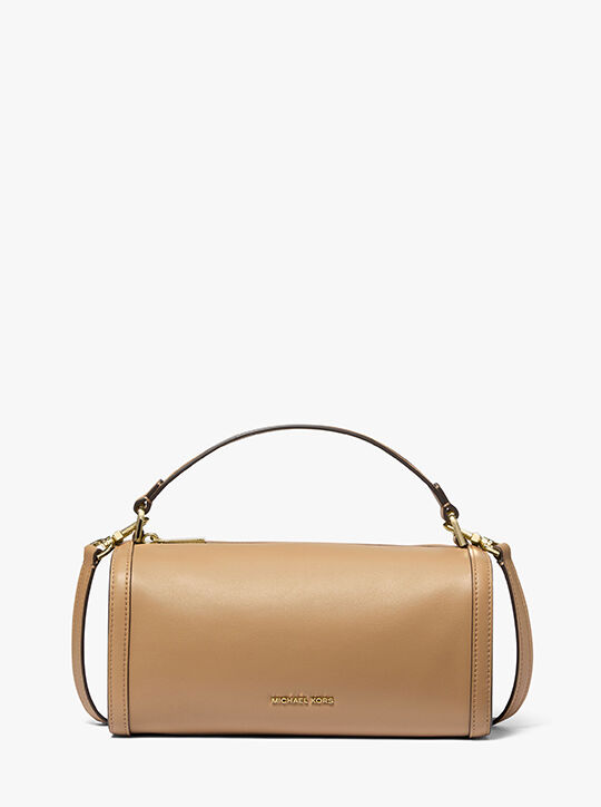 Orchard Small Leather Barrel Crossbody Bag michael kors orchard small leather barrel crossbody bag