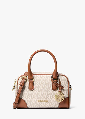 michael kors thompson extra small signature logo convertible satchel