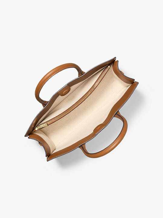 michael kors حقيبة سكارليت متوسطة الحجم بشعار الماركة