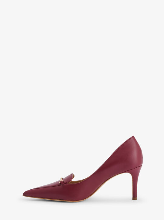 michael kors lena leather pump