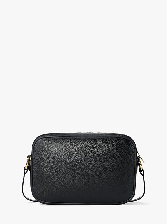 michael kors jet set pebbled leather camera crossbody bag