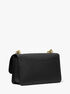 michael kors claire large pebbled leather convertible shoulder bag