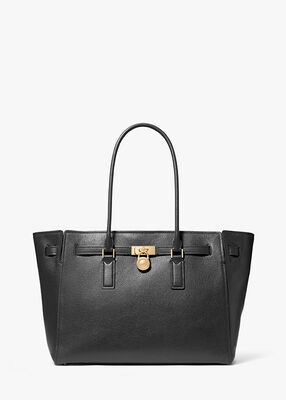 michael kors hamilton moderne large leather tote bag