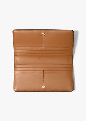michael kors محفظة براينت كبيرة وإغلاق أمامي بزر
