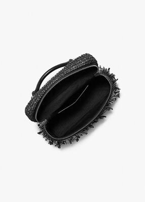 michael kors jana extra small hand crocheted crossbody bag