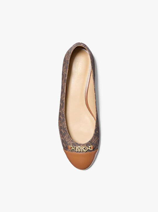 Rebecca Flex Empire Monogram Ballet Flat michael kors rebecca flex empire monogram ballet flat