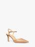 michael kors amara leather mid pump