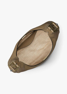 michael kors nolita large nubuck hobo shoulder bag