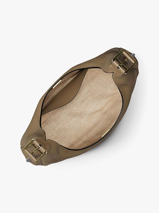 michael kors حقيبة كتف نوليتا كبيرة من جلد النوبوك