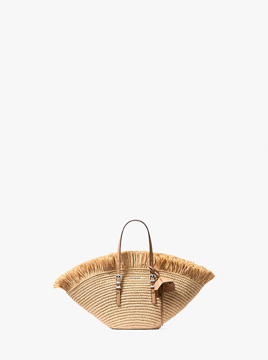 michael kors isa small hand crocheted tote bag