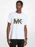 michael kors graphic logo cotton t shirt