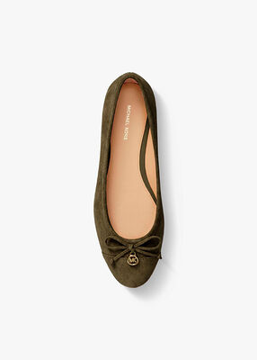 michael kors piper flex suede ballet flat