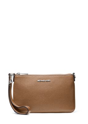 michael kors jet set small pebbled leather convertible wristlet