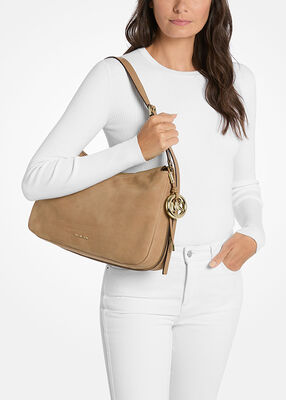 michael kors حقيبة كتف نوليتا متوسطة الحجم قابلة للتحويل من جلد النوبوك