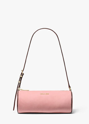 michael kors izzy small nubuck barrel pochette