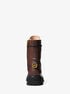 Caleb Burnished Leather Combat Boot michael kors caleb burnished leather combat boot