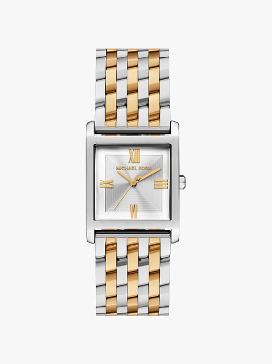Petite Georgie Two-Tone Watch michael kors petite georgie two tone watch